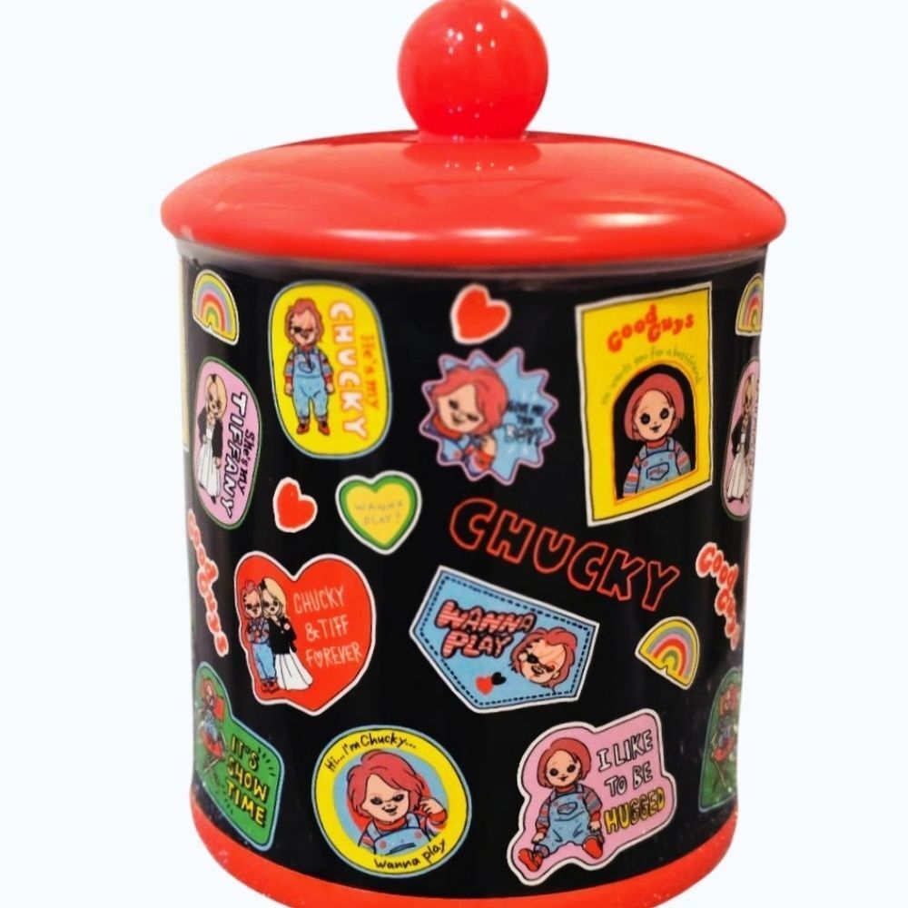 Silver Buffalo Chucky & Tiffany Cookie Jar‎